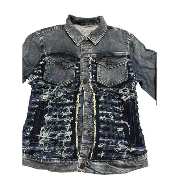 Si Tu Veux Women’s Jean Jacket Size Medium - Picture 2 of 5